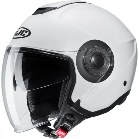 Casco HJC i40N Solid Semi Flat Pearl White