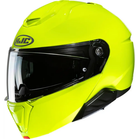 Casco HJC i91 Solid Fluorescent Green