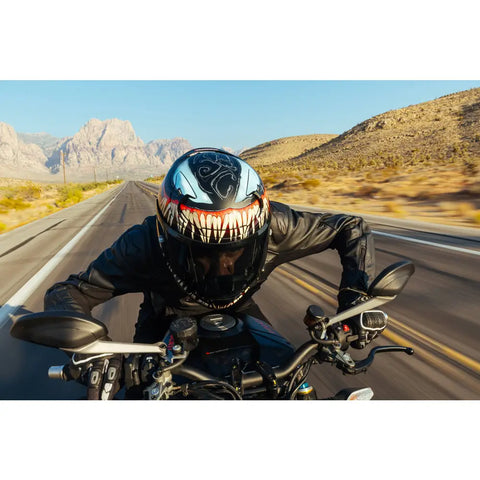 Casco HJC RPHA 12  Venom 3 Marvel MC1SF
