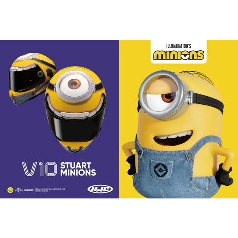 Casco HJC V10 Stuart Minions Universal