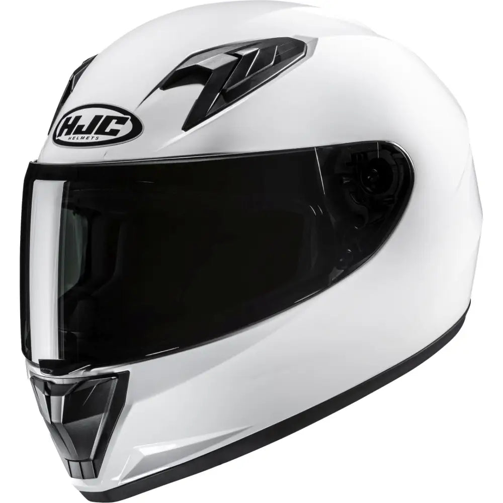 Casco HJC Y10 Para Niño Solid Pearl White