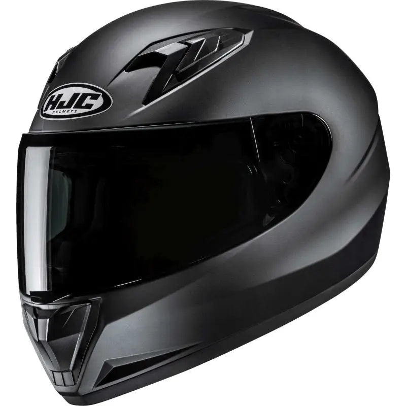 Casco HJC Y10 Para Niño Solid Semi Flat Black