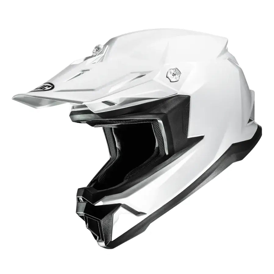 Casco HJC Y50 Para Niño Solid Pearl White