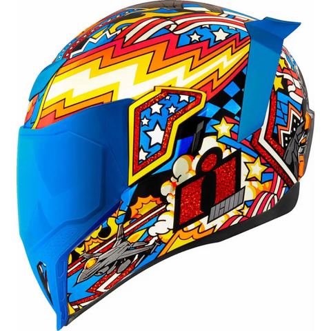 Casco Icon Airflite Flyboy Blue