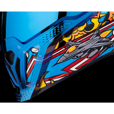 Casco Icon Airflite Flyboy Blue