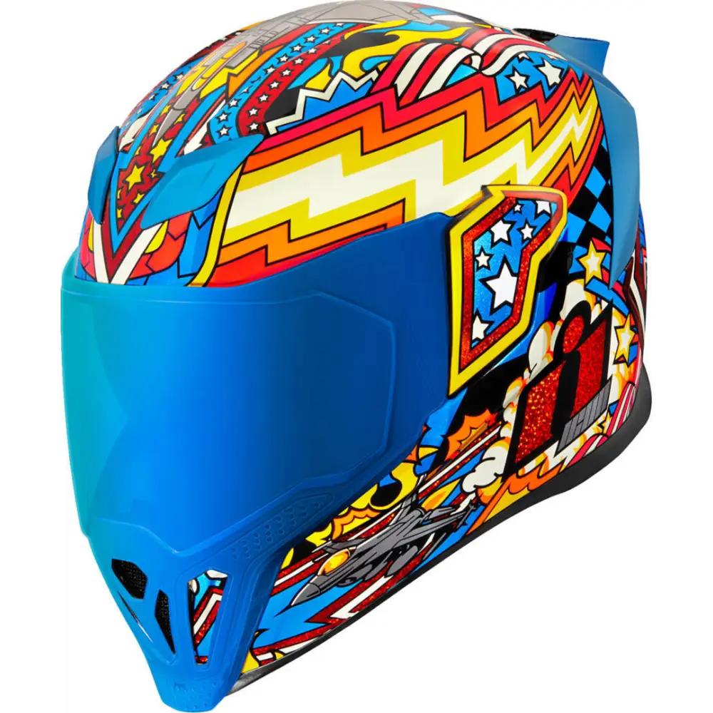 Casco Icon Airflite Flyboy Blue