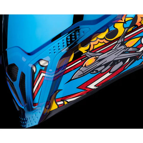 Casco Icon Airflite Flyboy Blue