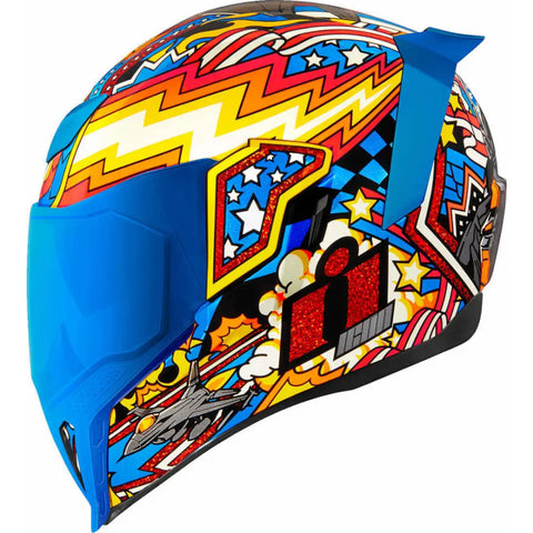 Casco Icon Airflite Flyboy Blue