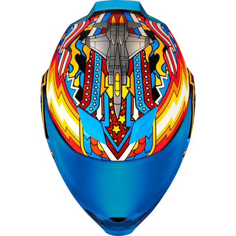 Casco Icon Airflite Flyboy Blue