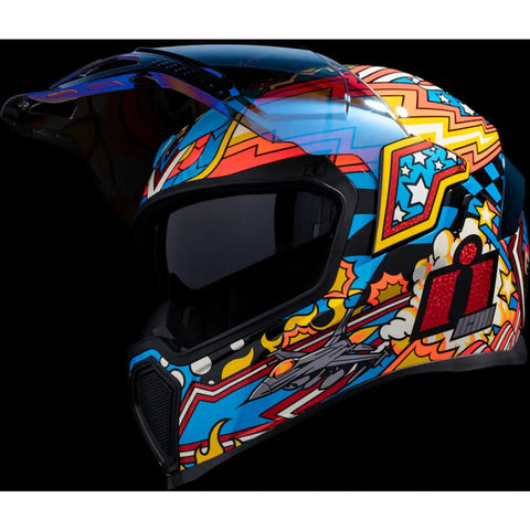 Casco Icon Airflite Flyboy Blue