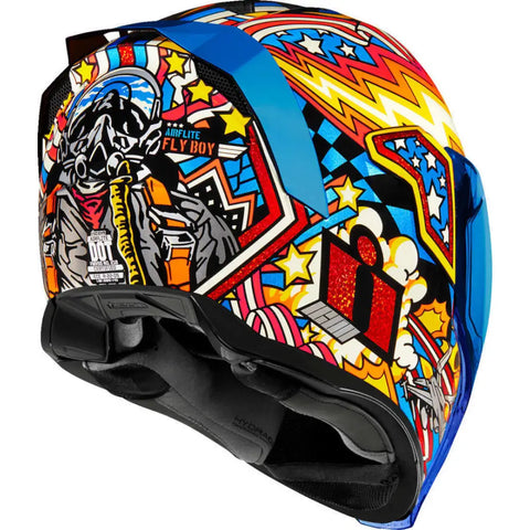 Casco Icon Airflite Flyboy Blue