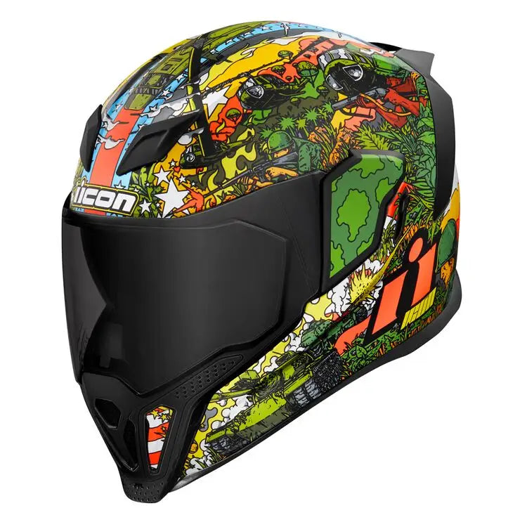 Casco Icon Airflite GP23 Green/Yellow/Orange