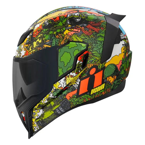 Casco Icon Airflite GP23 Green/Yellow/Orange