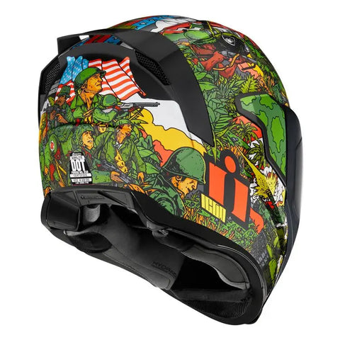 Casco Icon Airflite GP23 Green/Yellow/Orange