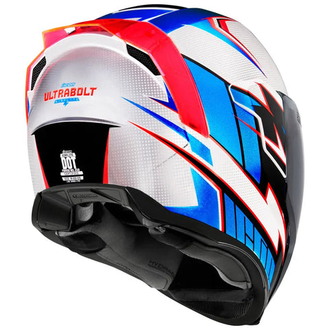 Casco Icon Airflite Ultrabolt Blue/White/Red