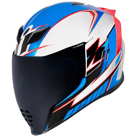 Casco Icon Airflite Ultrabolt Blue/White/Red