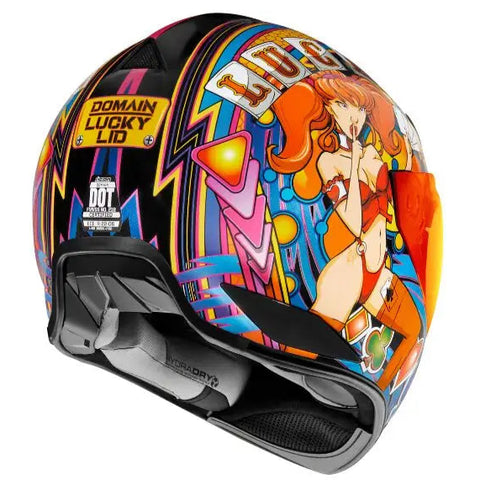 Casco Icon Domain Lucky Lid 4 Red