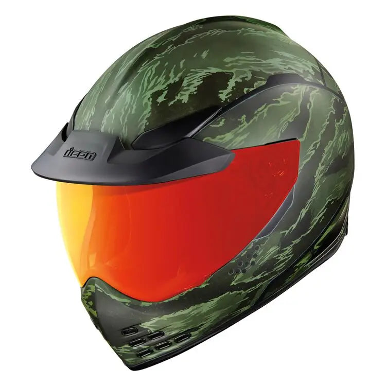 Casco Icon Domain Tiger's Blood Green