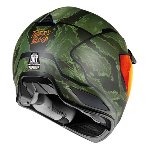 Casco Icon Domain Tiger's Blood Green