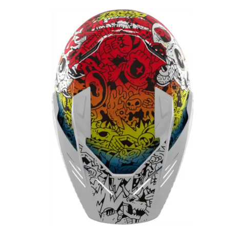 Casco Icon Elsinore Doodle 3 White