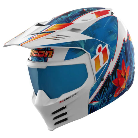 Casco Icon Elsinore Kaonohi, White