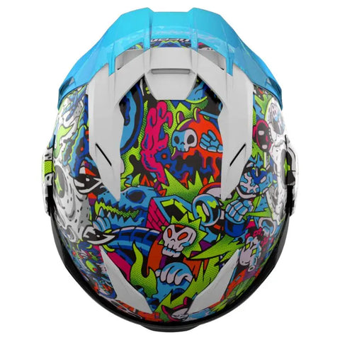 Casco Icon Ultraflite Doodle 3 White