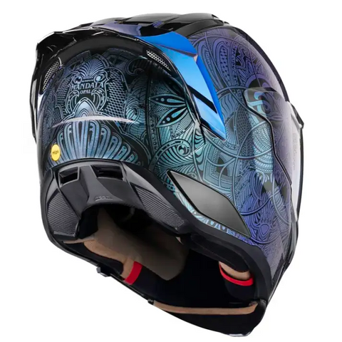 Casco Icon Ultraflite™ Opal Mandala MIPS® Blue
