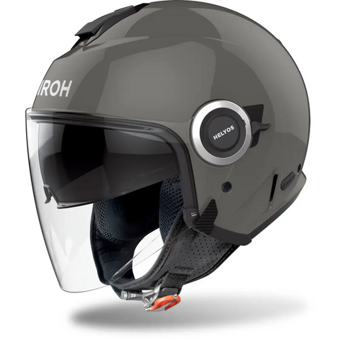 Casco Jet Airoh Helyos Color 06, Dark Grey Gloss