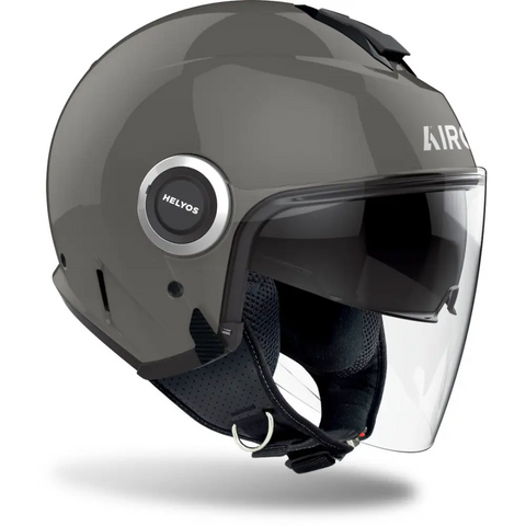 Casco Jet Airoh Helyos Color 06, Dark Grey Gloss