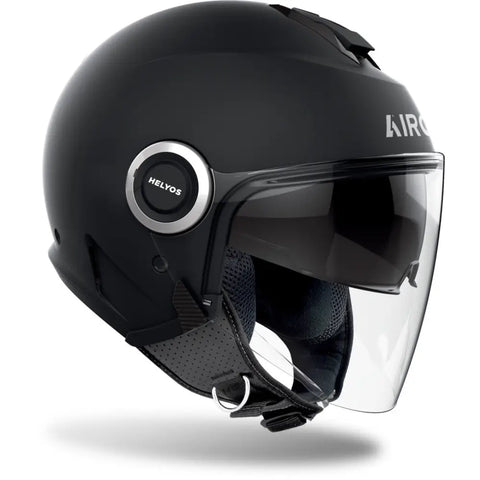 Casco Jet Airoh Helyos Color 06, Black Matt