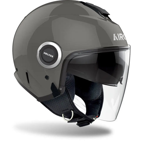 Casco Jet Airoh Helyos Color 06, Dark Grey Gloss