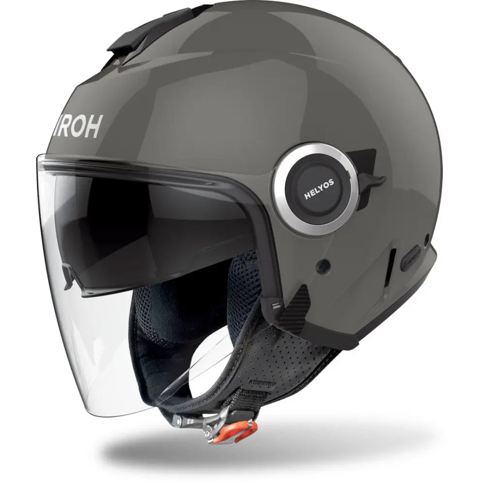 Casco Jet Airoh Helyos Color 06, Dark Grey Gloss
