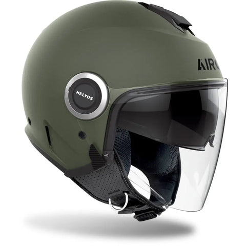 Casco Jet Airoh Helyos Color 06, Military Green
