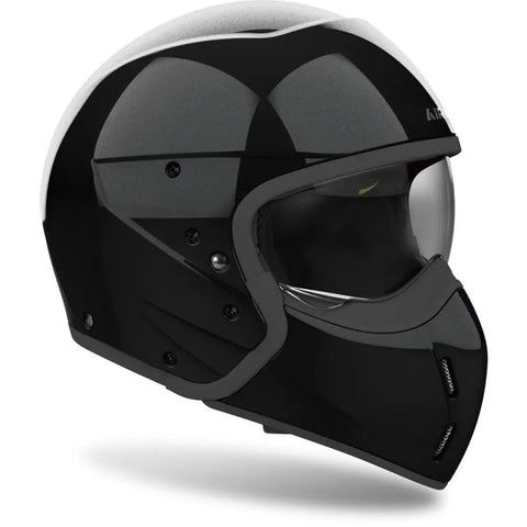 Casco Jet Airoh J 110 Color Black Glitter