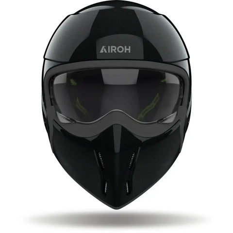 Casco Jet Airoh J 110 Color Black Glitter