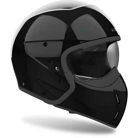 Casco Jet Airoh J 110 Color Black Glitter