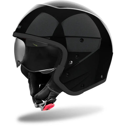 Casco Jet Airoh J 110 Color Black Glitter