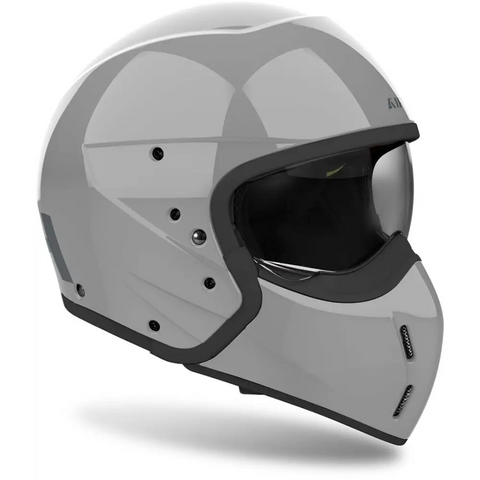 Casco Jet Airoh J 110 Color Cement Grey Gloss