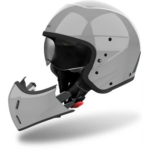 Casco Jet Airoh J 110 Color Cement Grey Gloss