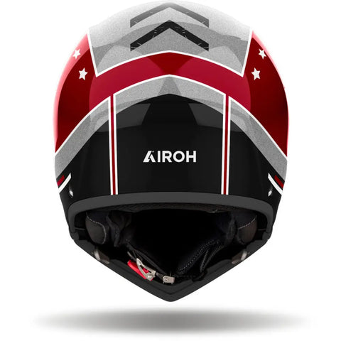 Casco Jet Airoh J 110 Command Burgundy Gloss
