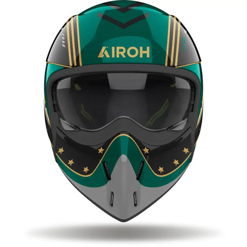Casco Jet Airoh J 110 Command Mint Green Gloss