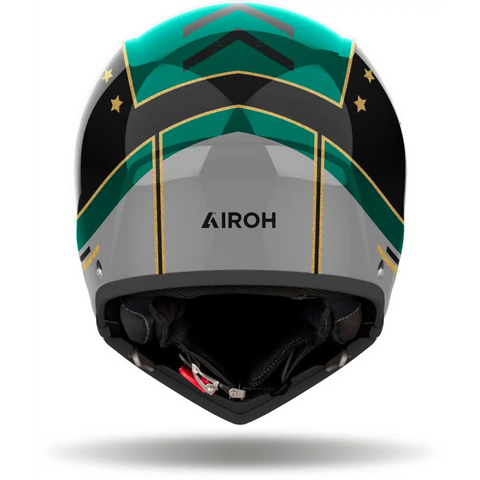 Casco Jet Airoh J 110 Command Mint Green Gloss