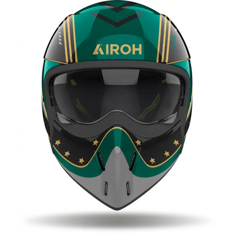 Casco Jet Airoh J 110 Command Mint Green Gloss