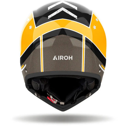 Casco Jet Airoh J 110 Command Yellow Gloss