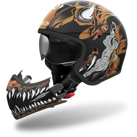 Casco Jet Airoh J 110 Oni Matt