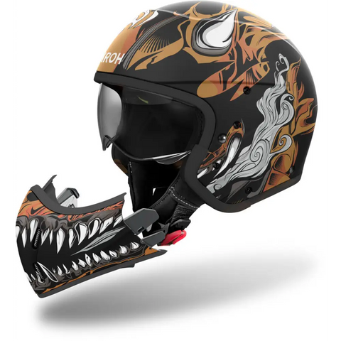 Casco Jet Airoh J 110 Oni Matt