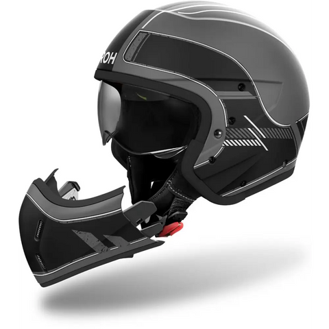 Casco Jet Airoh J 110 Raster Black Matt