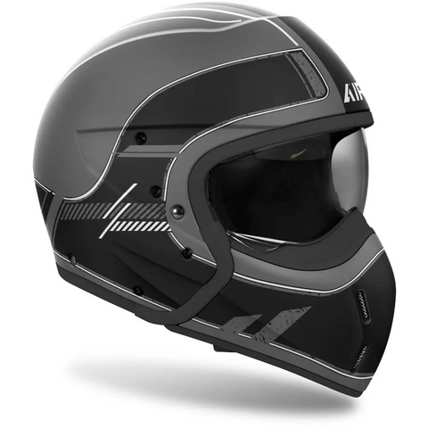 Casco Jet Airoh J 110 Raster Black Matt