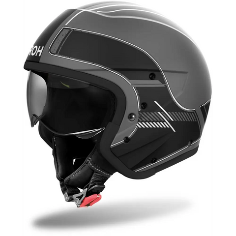 Casco Jet Airoh J 110 Raster Black Matt