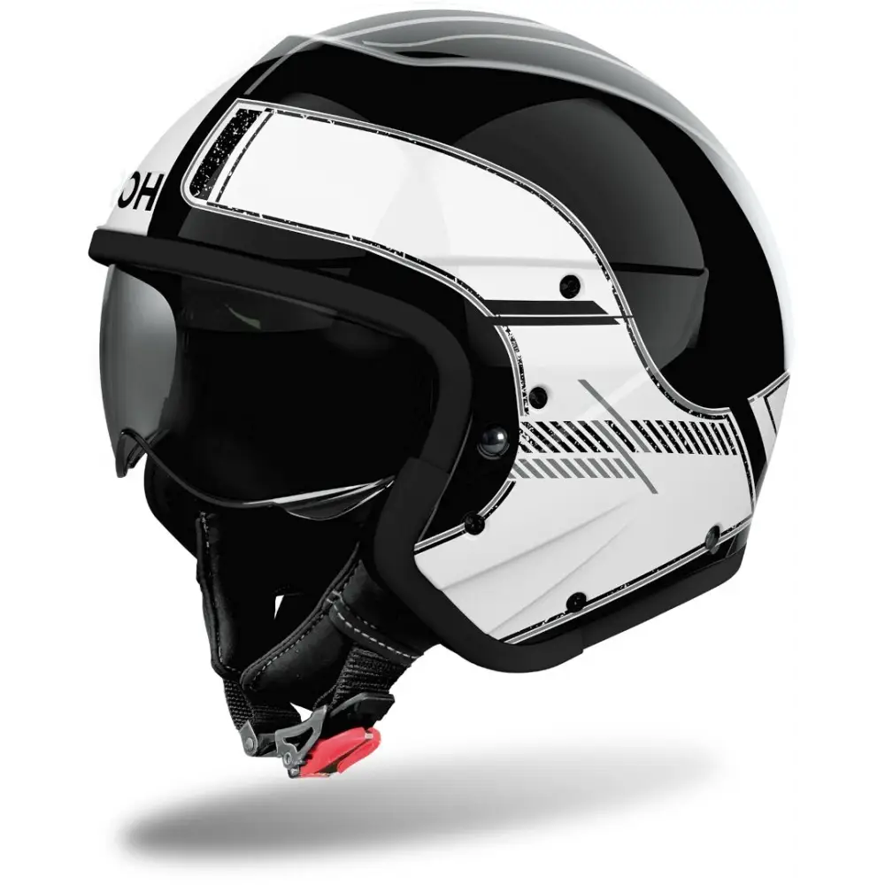 Casco Jet Airoh J 110 Raster White Gloss